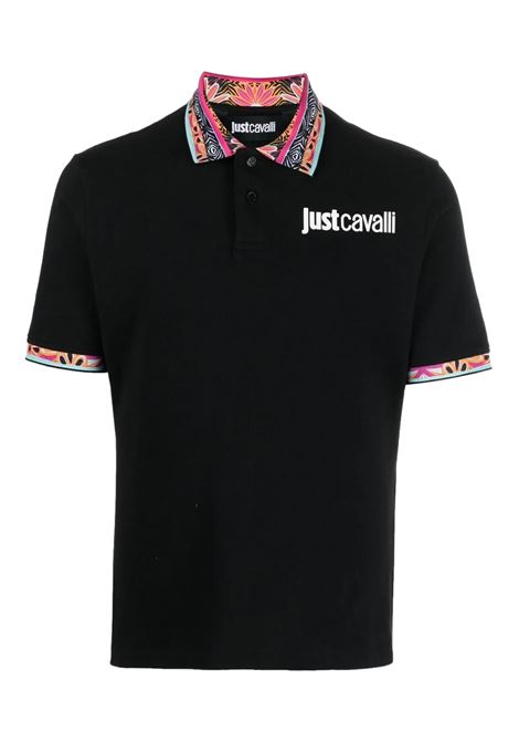 Just Cavallilogo-print polo shirt JUST CAVALLI | polo shirts | 74OBGF01 CJ206899